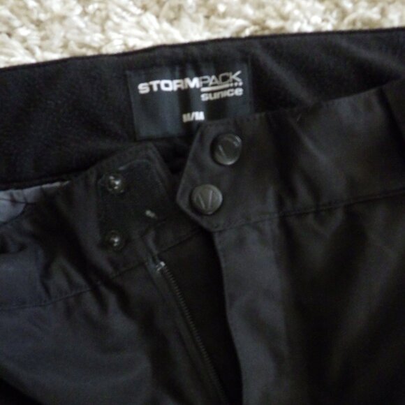 Storm Pack SunIce Fleece Lined Women's Ski/Snowboarding Pants Medium Black - Picture 3 of 9